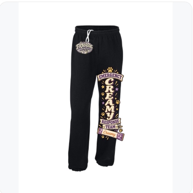 Emergency Creamy Response Team Sweatpants