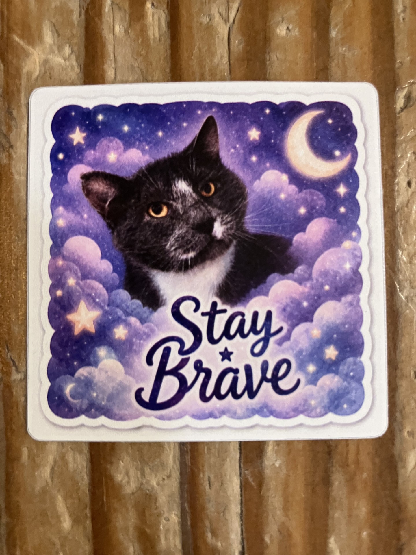 Stay Brave sticker