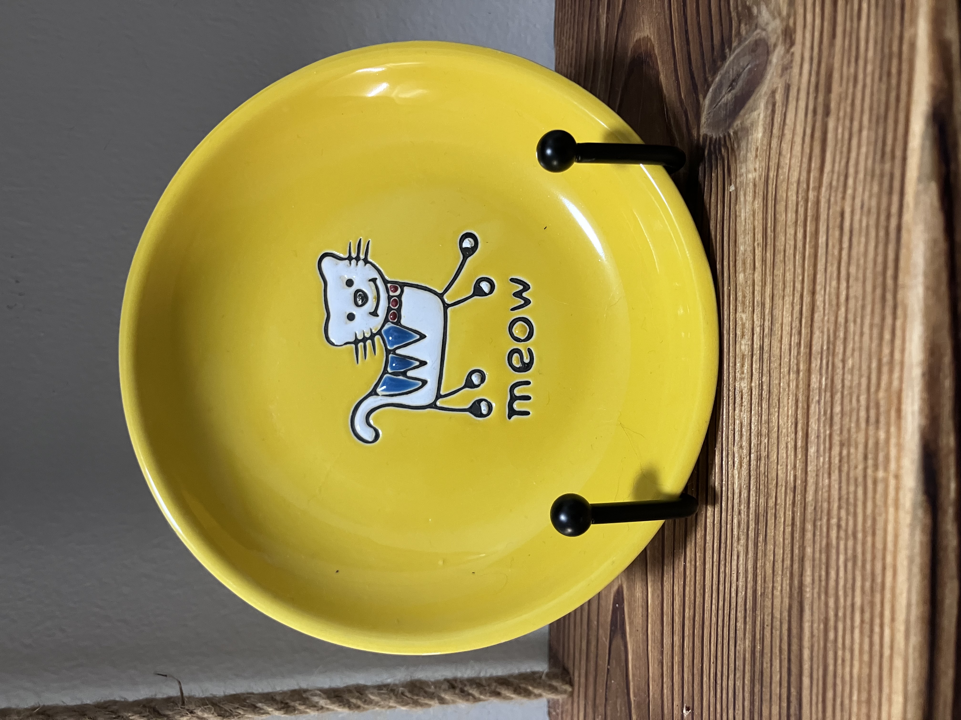 The Sacred Yellow Plate, an important artifact preserved by The Fraggle Archives